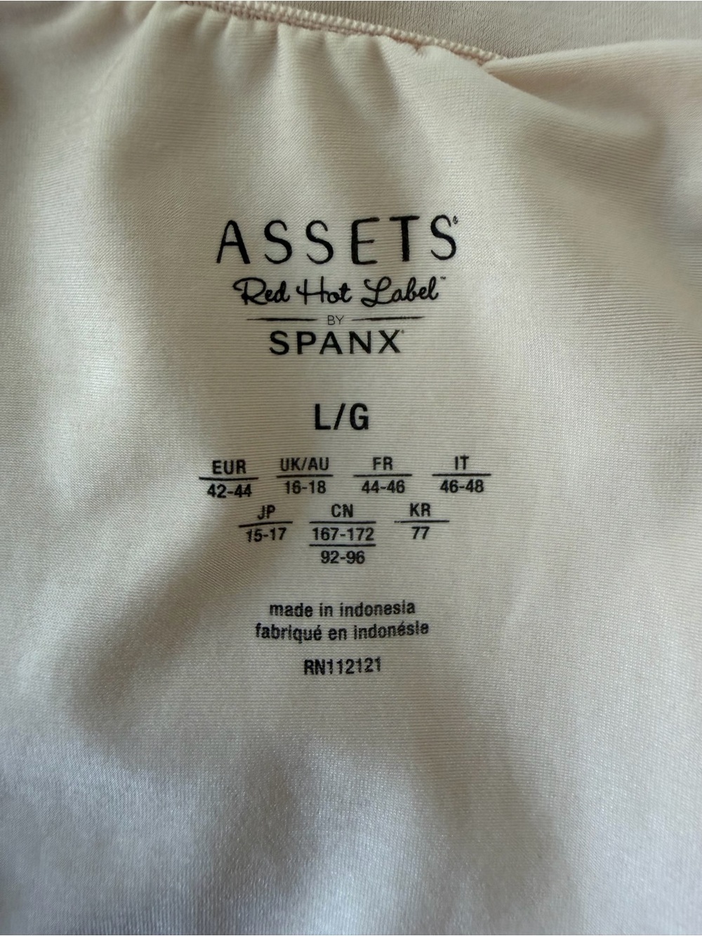 Assets by Spanx Size L Nude Built-In Bra Shaping Slip - Picture 4 of 7